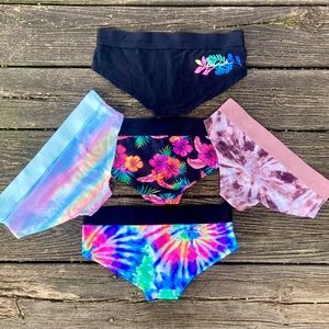 SOLD - Victoria's Secret PINK 5 Pack Logo Hipster Panties NEW Size: S